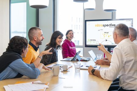 Réunion travail avec Klaxoon 2019